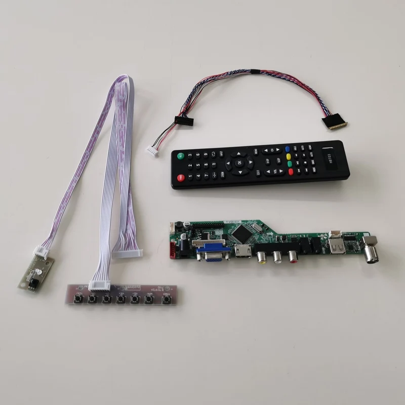 Для B140XW03 V0 V1 V2 панель ноутбука WLED LVDS 40Pin HDMI VGA USB AV RF 1" 1366*768 T. V56 дисплей Контроллер привода карты DIY kit