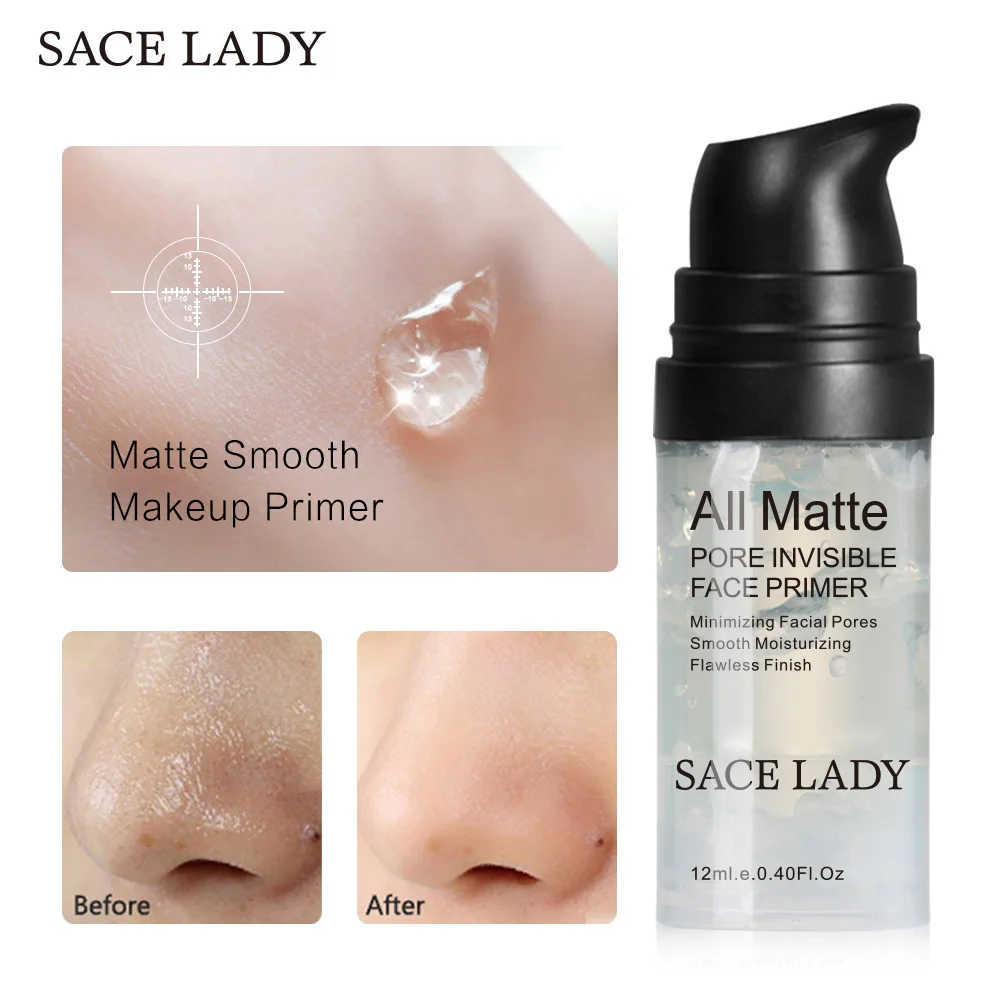 Горячая SACE LADY основа для ЛИЦА ПРАЙМЕР макияж жидкая матовая тонкие линии контроль маслом лица осветление основа CUN 668