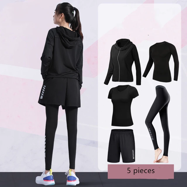 Sportswear Workout Clothes Women Sport Sets  Workout Set Women Plus Size -  Running - Aliexpress