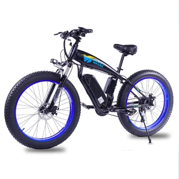 Electric Bicycle 26 Inch Aluminum Alloy Beach Snow Cruiser 48V 1000W 4.0 Fat Tire15A Lithium Battery Ebike 1