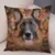 German Shepherd Dog Pillowcase Super Soft Short Plush Cushion Cover for Sofa Home Pillow Case Decor Pet Animal 45*45cm Covers 28