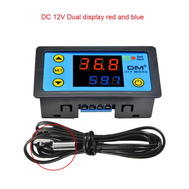 W3231 Temperatuur DC12V 24V AC110V 220V Digitale Thermostaat Voor Incubator Doos Meter Test|Temperatuurinstrumenten| - AliExpress