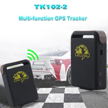 

New Car Vehicle TK102-2 for Kids Cars Pet Online GPS Tracker Locator Low Battery Alert Mini Realtime GSM GPRS Tracking System