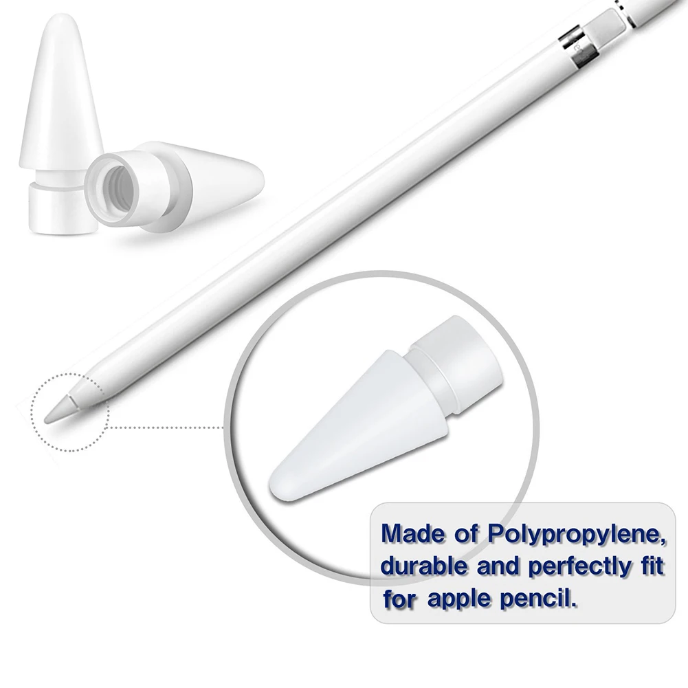 2 шт Высокоточный наконечник Запасной наконечник для сенсорного экрана практичные аксессуары стилус пластиковая ручка для Apple Pro Pencil 1 2
