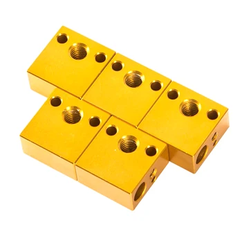

5pcs 3D Printer Parts Nozzle Heater Block Replacement Mini Durable Accessories Practical Heating Professional For CR-10