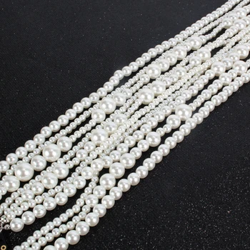 Find Me Imitation Pearl Hair Chain New Fashion Hair Jewelry Long Alloy Chains For Women Exaggerated Headwear Accessories 3