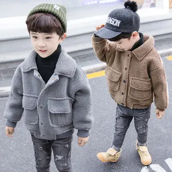 

Boys' winter coat children casual thick outerwear clothes for baby girls kids cotton jakets outfits toddler 2 3 4 5 6 7 Y suits