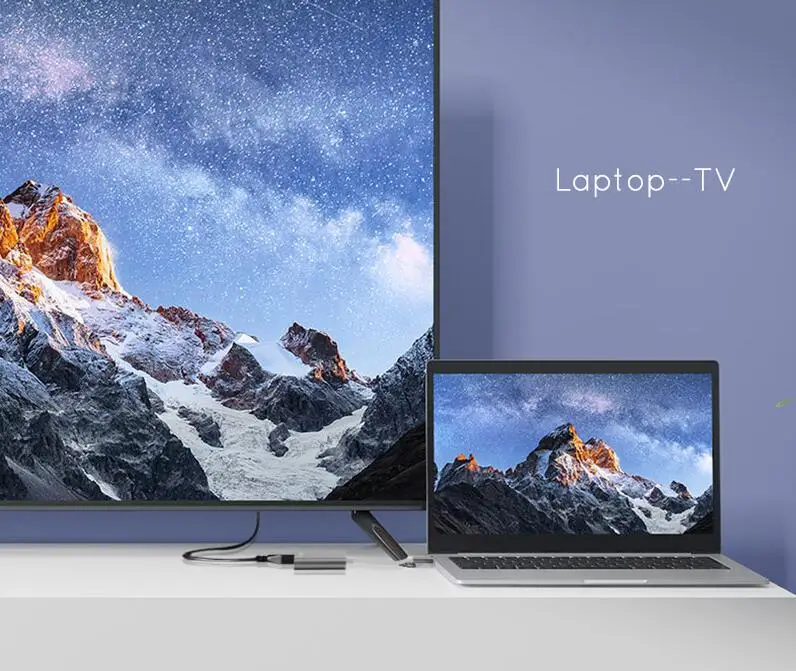 USB C к HDMI адаптер usb type C к HDMI адаптер 4K мужчин и женщин HDTV кабель для Macbook ChromeBook Pixel Samsang S8
