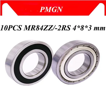 

10PCS MR84ZZ Bearing MR84 2RS ABEC-5 4*8*3 mm Miniature MR84-ZZ Ball Bearings MR84RS ZZ WML4008ZZ L-840ZZ