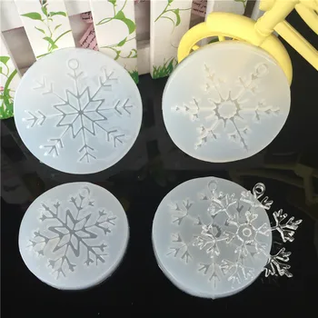 

Snowflake Silicone Mold Fondant Cake Sugarcraft Biscuit 3D Wedding Cake Decorating Tools Epoxy Resin Molds for Jewelry