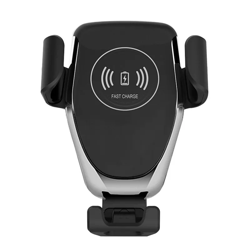 Автомобильное беспроводное зарядное устройство QI держатель телефона USB настоящая Быстрая зарядка 360 градусов вращающийся анти-шок анти-скользкие автомобильные аксессуары