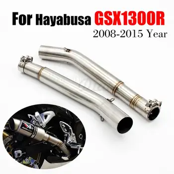 

GSX1300R Motorcycle Exhaust Connector Slip-On Middle Link Pipe For Hayabusa GSXR1300 GSXR Muffler Racing Modified 2008-2015 Year