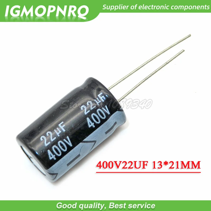Condensador electrolítico de aluminio DIP, 400V, 22UF, 13x21mm, 13x20mm, 400V/22UF, 13mm x 21mm, nuevo y Original, 10 400v 22uf|capacitor lotcapacitor electrolytic - AliExpress