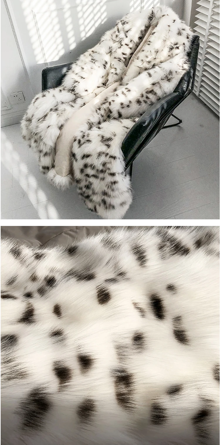 para outono e inverno, jaqueta longa maxi com curva de leopardo