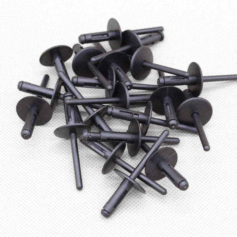 50 Black Nylon Blind Rivet Clip 34201631 For Chrysler For Jeep WJ Grand Cherokee 50 Black Nylon Blind Rivet Clip 34201631 For Chrysler For Jeep WJ Grand Cherokee