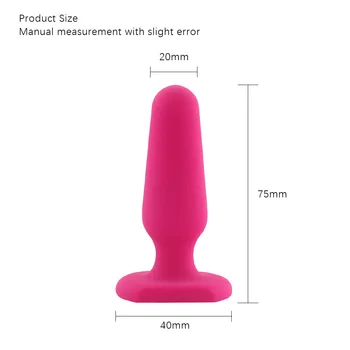 EXVOID Anal Plug Sex Toys for Women Men Anus Dilator Vagina Open G Spot Massager Erotic Toys Butt Plug Set Pussy Plug Silicone 5