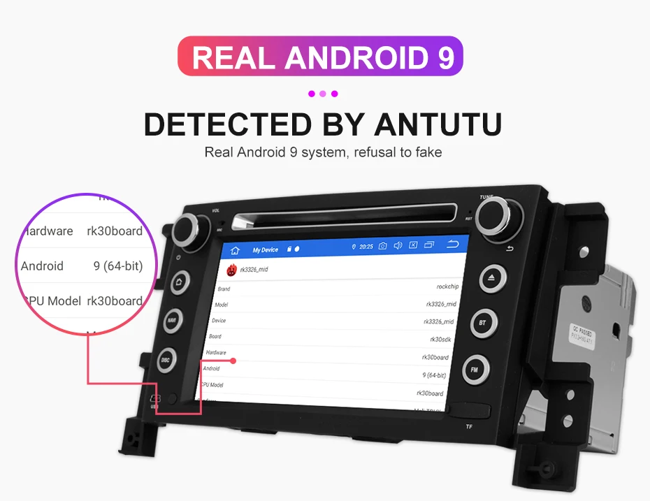 Excellent Car GPS Navigation Android 7 Inch Multimedia Player 2 Din Radio for Suzuki Grand Vitara 4 Core RAM 2 GB DSP Auto Map Bluetooth 1