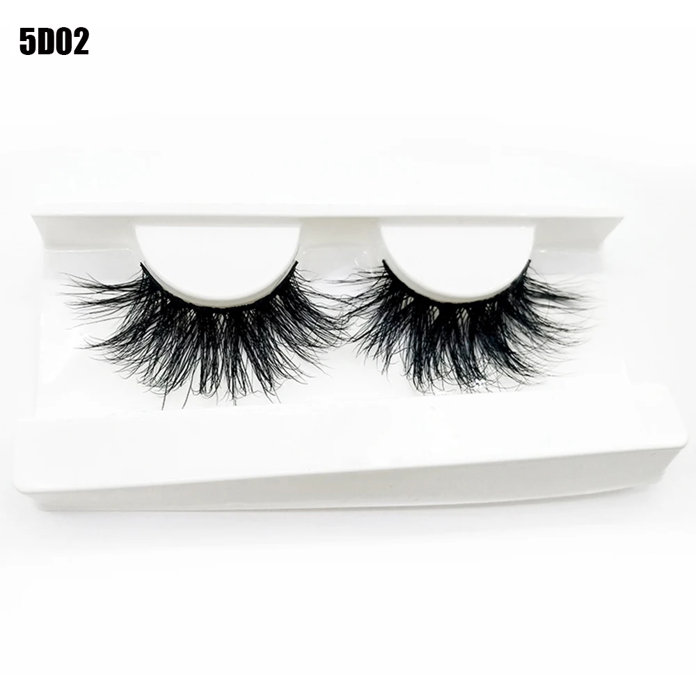 Mink Eyelashes Criss-Cross Natural Fake lashes Length 25mm Makeup 3D Mink Lashes Extension Eyelash Beauty