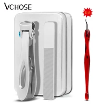 Prego clippers conjunto de alta qualidade inoxidável tesoura pedicure kit ferramentas cortador arquivo prego conjunto portátil viagem manicure conjunto ferramentas