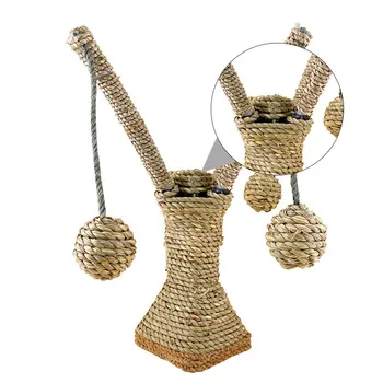 

Creative Tree Branch Pattern Cat Scratching Toy Sisal Claw Grinding Toy (Khaki)