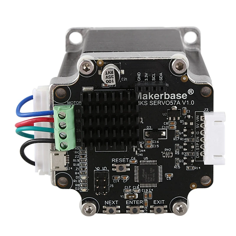 Горячая Makerbase 3d принтер замкнутый контур Серводвигатель NEMA23 MKS SERVO57A разработан Makerbase, который предотвращает потерю шагов с Disp