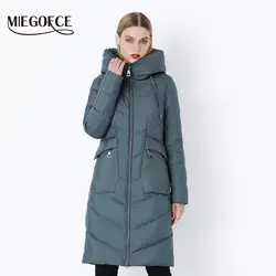 MIEGOFCE 2019 Длинный пуховик зимний женский густой на выход пальто для женщин модная женская парка высококачественный брэнд женских пуховиков