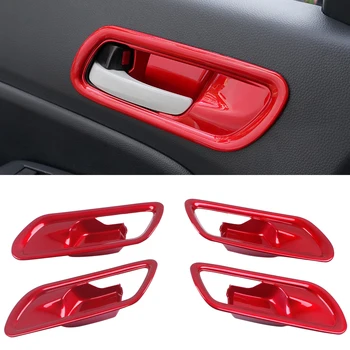 

For Honda Fit Jazz GR 2020 2021 Car Accessories ABS Interior Door Handle Bowl Cover Trim 4pcs
