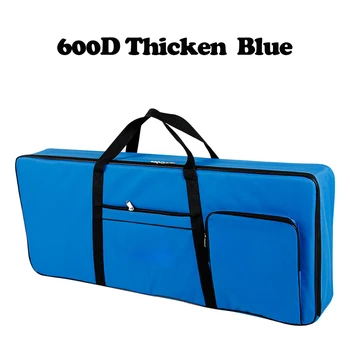

600D Thicker Nylon 61 Key Keyboard Bag Instrument Keyboard Bag Thicken Waterproof Electronic Piano Cover Case For Electronic