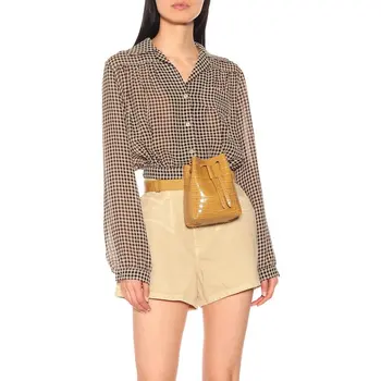 

Fashion Women Waist Belt Bag Crocodile Leather Serpentine Fanny Pack Bucket Bag Ladies Small Shoulder Bag Crossbody Wallet