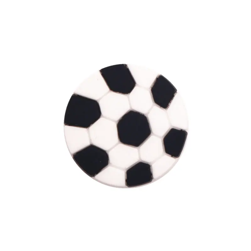 Football 1 шт. ПВХ спортивный стиль обуви украшения Баскетбол/Футбол/теннис/бейсбол/футбол модель обуви амулеты аксессуары для croc jibz детей - Цвет: Football