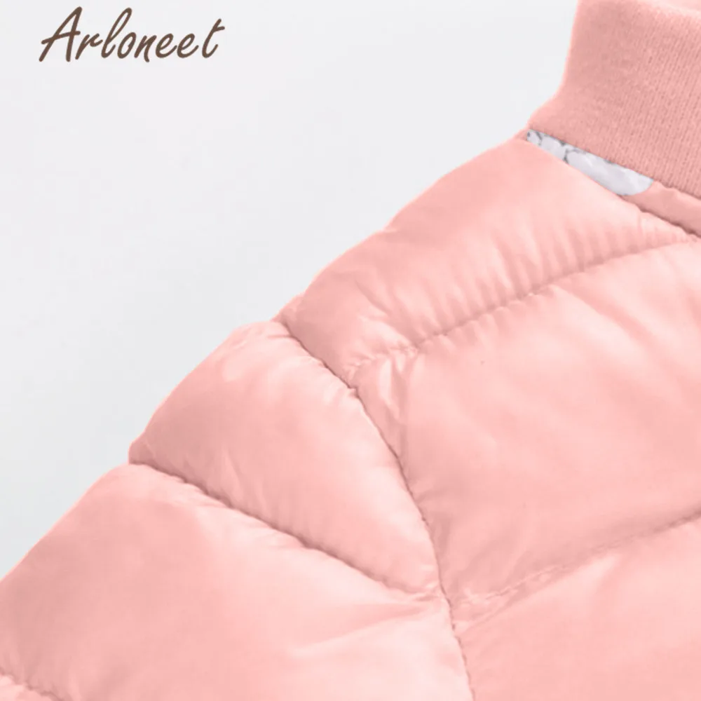 ARLONEET/детское хлопковое пальто; теплое зимнее плотное пальто для девочек; Верхняя одежда на пуговицах с принтом кролика; пальто для малышей; Верхняя одежда для мальчиков