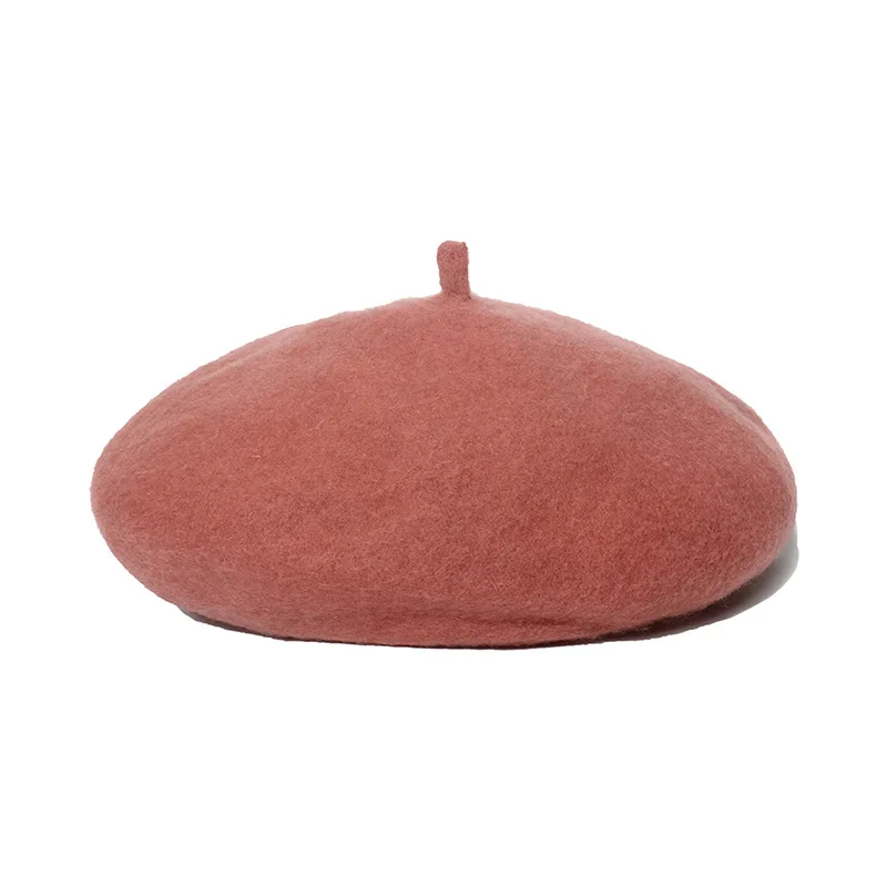 Autumn Winter Hat Wool Thick Berets 