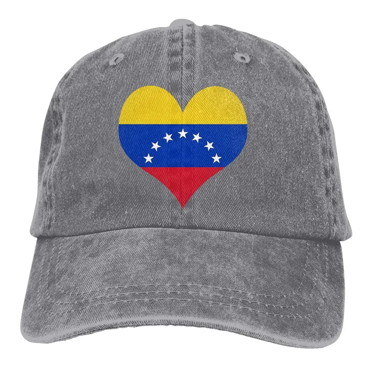 Love Venezuela Регулируемая хлопковая Джинсовая Шляпа для папы ковбойская шляпа