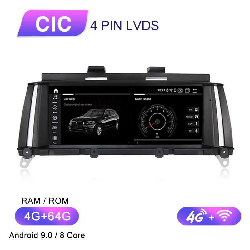 Best PX6 6cores Android 9.0 car multimedia player for BMW X3 F25 X4 F26 (2010-2013) Original CIC System (2013-2017) Original NBT Sys 1