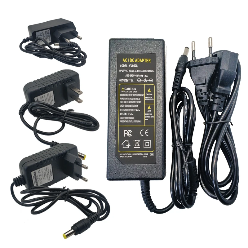 

AC DC 5V 12V 24V Power Adapter Supply 1A 2A 3A 5A 6A 8A 220V To 5V 12V 24V Power Universal Adapter Supply AC/DC 5 12 24 V Volt