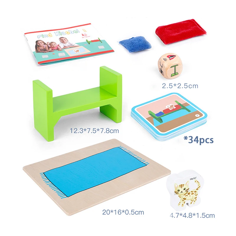 Kid Shape Matching Jigsaw Toy Memory Training Space Imagination Training Board Montessori Learning Match Bricks Sensory Toy Gift 5