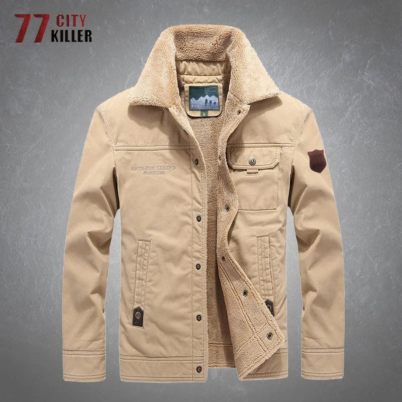 

Winter Parkas Coats Mens Fashion Casual Cotton Fleece Thicken Warm Fur Collar Loose Bomber Jackets Male Big Size 6XL Chaquetas