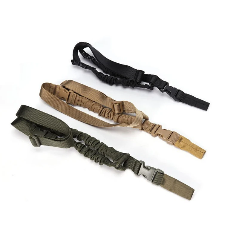 Adjustable Tactical Single Point Rifle Sling Shoulder Strap Nylon Airsoft Paintball Military Gun Strap Army Hunting Accessories