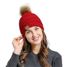 Зимние вязаные шапки бини женские толстые теплые шапочки Skullies шапка женская вязаная шапка с буквенным принтом шапочки уличные наборы для езды на велосипеде A50