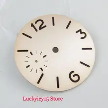 Части часов 2 цвета 37,5 мм Циферблат подходит для руки ширина ETA 6497 движение