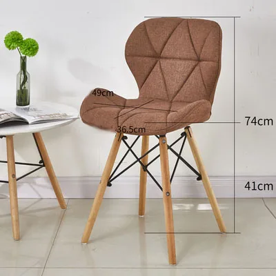 Dining Chairs Study Dining Room Back Chair Home Simple American Retro Butterfly Chairs Nordic Living Room Dining Chair Sillas Cloth