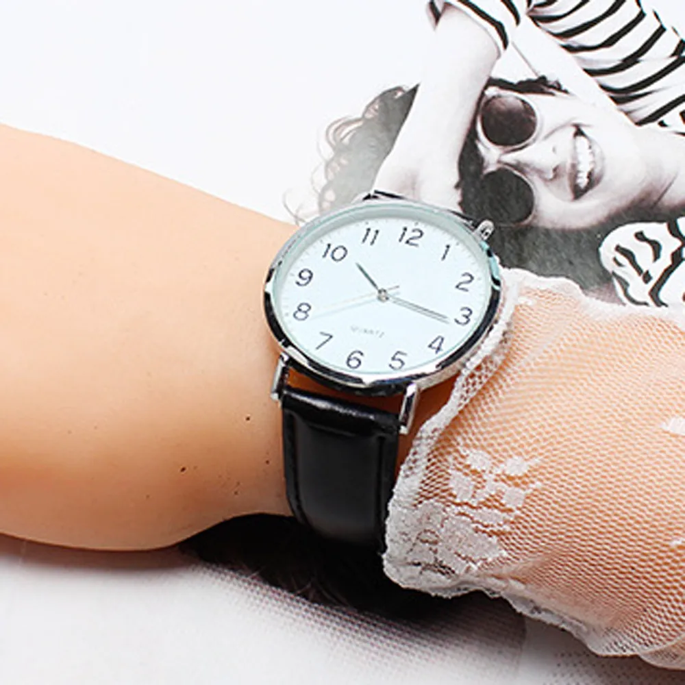 Женские Лучшие брендовые Роскошные Кварцевые часы креативные унисекс простые деловые модные кожаные кварцевые наручные часы Relogio Feminino подарок Q