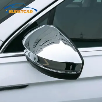 

Xburstcar Car Rear View Rearview Side Glass Mirror Decoration Cover Trim for Volkswagen VW Tiguan L TiguanL MK2 2016 2017 2018