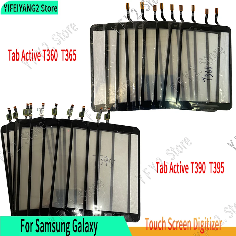 Touch Screen Per Samsung Galaxy Tab Active 2, T390, T395, Active T360, T365, Pannello Frontale In Vetro Esterno, Digitalizzatore, 5 Pezzi