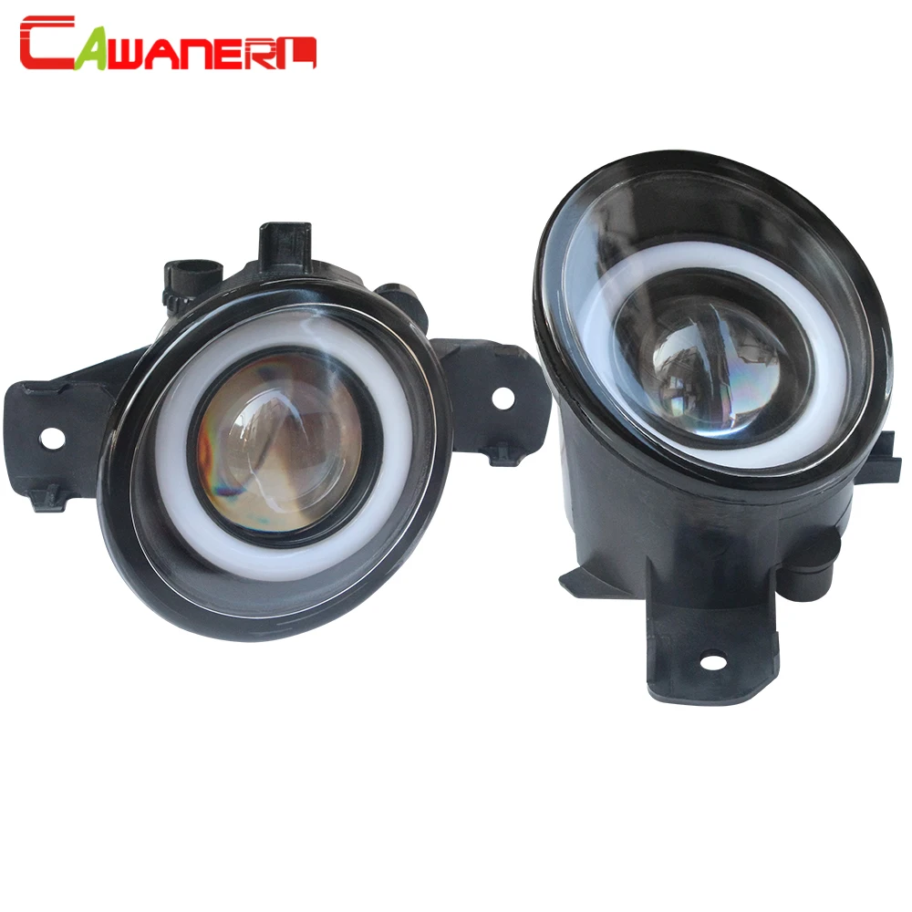 Cawanerl для Nissan NV400 2011 2012 2013 Автомобильный светодиодный противотуманный фонарь с ангельским глазом дневного света DRL Белый 12 В 2 шт