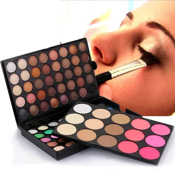 

Cosmetic Matte Eyeshadow Cream Eye Shadow Makeup Palette Shimmer Set тени для век Pearl light Dumb light Lasting 95 Color