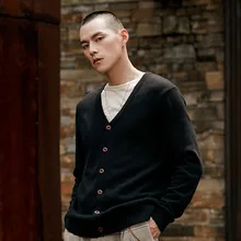 MRMT Brand New Men's T Shirt Fashion Youth V-Neck Sweater Knitting T-shirt for Male Casual Tops Cardigan Sweater Tshirt