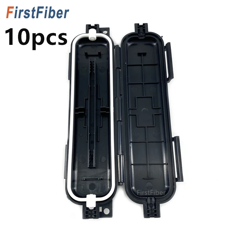 

FTTH Fiber protective box 10pcs Drop cable waterproof protection box fiber Protection box tube Heat shrinkable tube