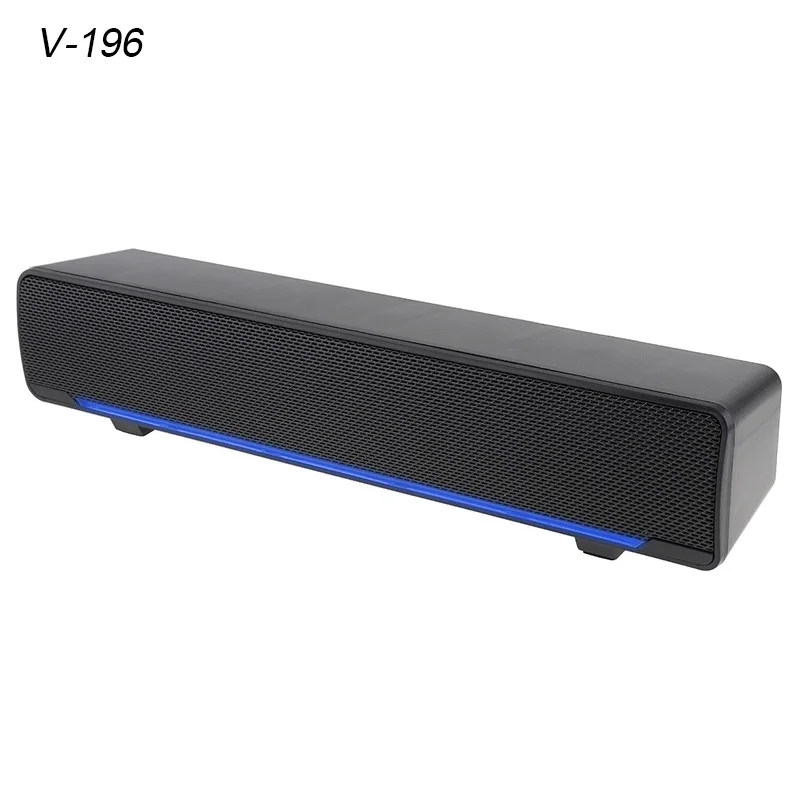 V-196-Black BS-36 домашний кинотеатр объемный Многофункциональный Bluetooth Саундбар динамик с 4 полный диапазон рога поддержка складной Сплит для ТВ/ПК - Цвет: V-196-Black