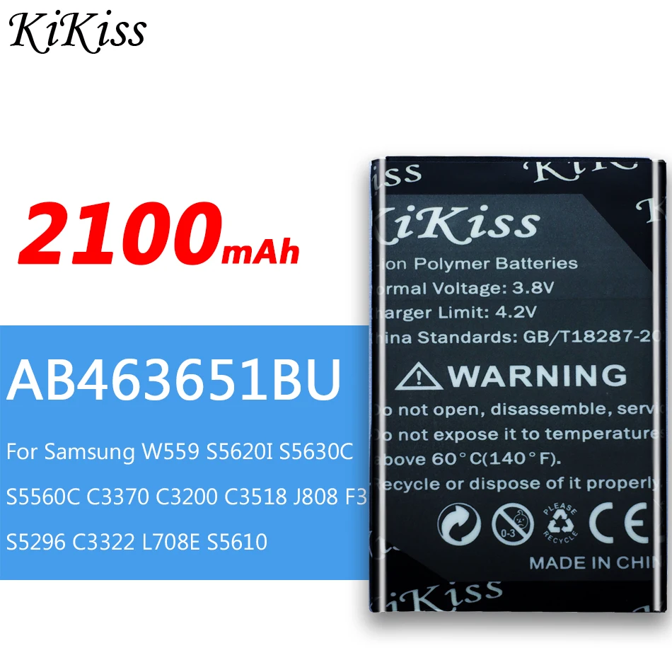 AB463651BU мобильный телефон аккумулятор для Samsung W559 S5620I S5630C S5560C C3370 C3200 C3518 J808 F339 S5296 C3322